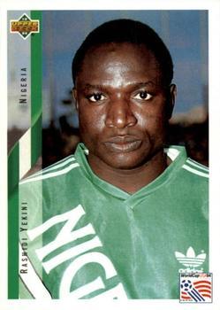 1994 Upper Deck World Cup Contenders English/Italian #164 Rashidi Yekini Front