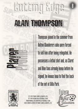 1999 Futera Aston Villa Fans Selection #8 Alan Thompson Back