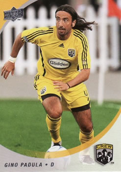 2008 Upper Deck MLS #135 Gino Padula Front