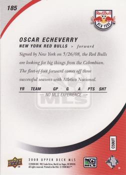 2008 Upper Deck MLS #185 Oscar Echeverry Back