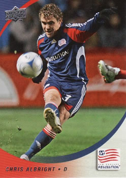 2008 Upper Deck MLS #70 Chris Albright Front