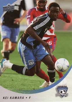 2008 Upper Deck MLS #87 Kei Kamara Front