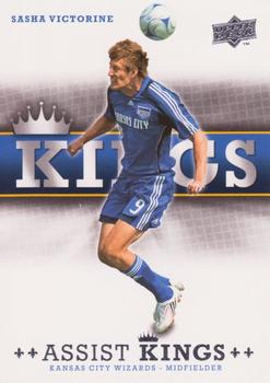 2008 Upper Deck MLS - Assist Kings #AK-18 Sasha Victorine Front
