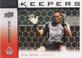 2008 Upper Deck MLS - Keepers #KP-15 Greg Sutton Front