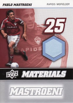 2008 Upper Deck MLS - MLS Materials #MM-25 Pablo Mastroeni Front