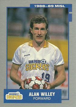 1988-89 Pacific MISL #15 Alan Willey Front