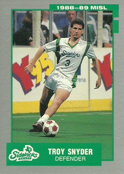1988-89 Pacific MISL #110 Troy Snyder Front