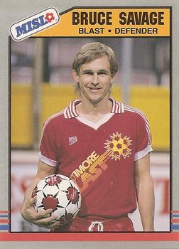 1989-90 Pacific MISL #35 Bruce Savage Front
