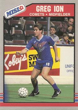 1989-90 Pacific MISL #66 Greg Ion Front
