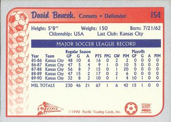 1990-91 Pacific MSL #154 David Boncek Back