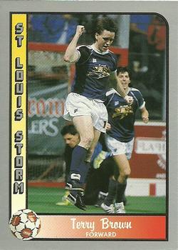1990-91 Pacific MSL #123 Terry Brown Front