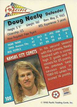 1991-92 Pacific MSL #100 Doug Neely Back