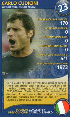 2005-06 Top Trumps Specials Chelsea #NNO Carlo Cudicini Front