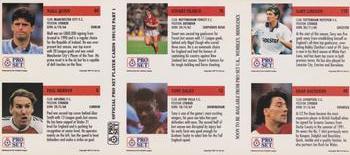 1991-92 Pro Set (England) #NNO Sun Part 1 - Niall Quinn / Paul Merson / Stuart Pearce / Tony Daley / Gary Lineker / Dean Saunders Back