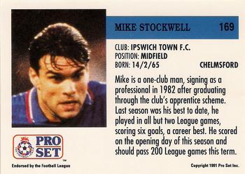 1991-92 Pro Set (England) #169 Mike Stockwell Back