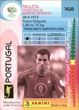 2006 Panini World Cup #168 Pauleta Back