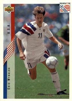 1994 Upper Deck World Cup Contenders English/German #14 Eric Wynalda Front