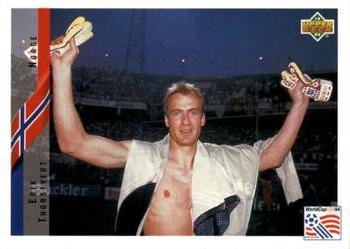 1994 Upper Deck World Cup Contenders English/German #93 Erik Thorstvedt Front