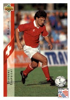 1994 Upper Deck World Cup Contenders English/German #102 Stephane Chapuisat Front