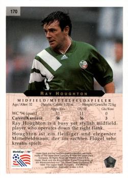 1994 Upper Deck World Cup Contenders English/German #170 Ray Houghton Back