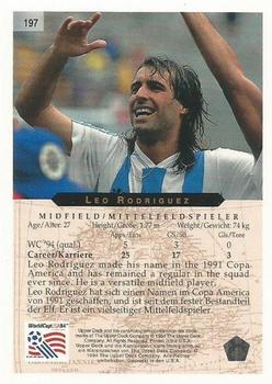 1994 Upper Deck World Cup Contenders English/German #197 Leo Rodriguez Back