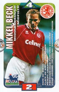 1996 Subbuteo Squads Premier League #NNO Mikkel Beck Front