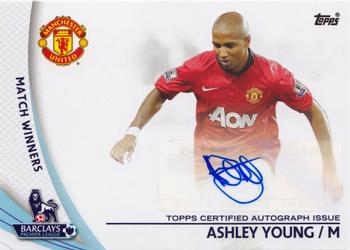 2013-14 Topps Premier Gold - Star Players Autographs #SP-AZ Ashley Young Front