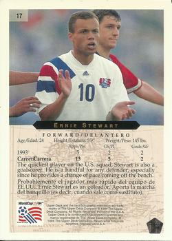 1994 Upper Deck World Cup Contenders English/Spanish #17 Earnie Stewart Back