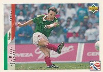 1994 Upper Deck World Cup Contenders English/Spanish #42 Luis Miguel Salvador Front