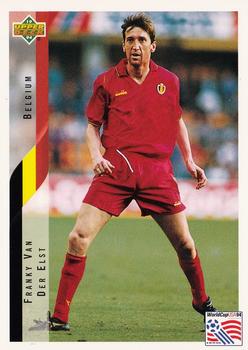 1994 Upper Deck World Cup Contenders English/Spanish #107 Franky Van Der Elst  Front