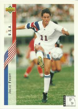 1994 Upper Deck World Cup Contenders English/Spanish #271 Julie Foudy Front