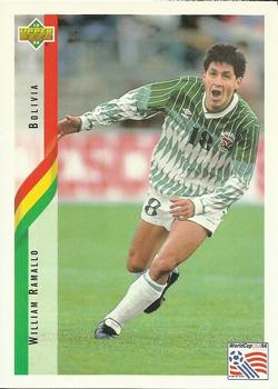 1994 Upper Deck World Cup Contenders English/Spanish #217 William Romallo Front