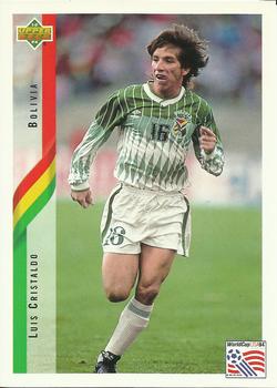 1994 Upper Deck World Cup Contenders English/Spanish #219 Luis Cristaldo Front