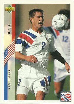 1994 Upper Deck World Cup Contenders English/Spanish #28 Mike Lapper Front