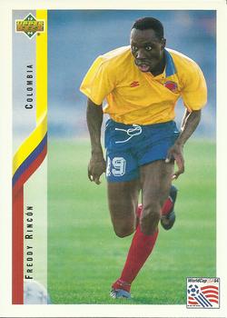 1994 Upper Deck World Cup Contenders English/Spanish #58 Freddy Rincon Front