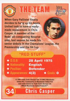 1997-98 Futera Manchester United Fans' Selection #34 Chris Casper Back