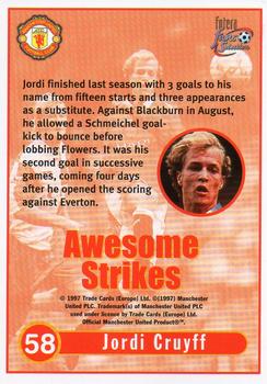 1997-98 Futera Manchester United Fans' Selection #58 Jordi Cruyff Back