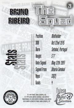 1999 Futera Leeds United Fans' Selection #28 Bruno Ribeiro Back