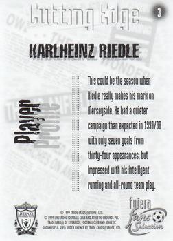 1999 Futera Liverpool Fans' Selection #3 Karlheinz Riedle Back