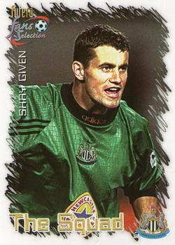 1999 Futera Newcastle United Fans' Selection #28 Shay Given Front