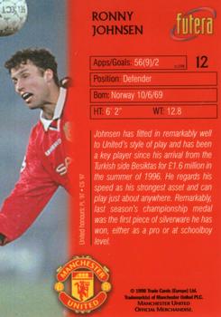 1998 Futera Manchester United #12 Ronny Johnsen Back
