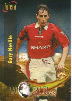 1998 Futera Manchester United #76 Gary Neville Front