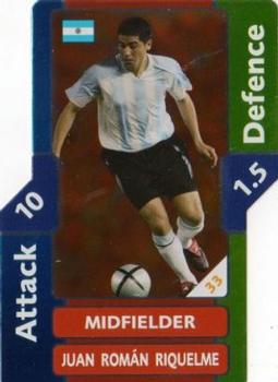 2006 Topps Match Attax World Cup #33 Juan Roman Riquelme Front