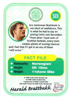 1997-98 Futera Celtic Fans Selection - Embossed #SE9 Harald Brattbakk Back