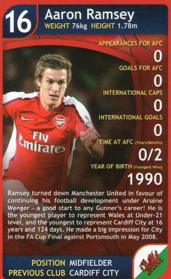 2009 Top Trumps Specials Arsenal #NNO Aaron Ramsey Front