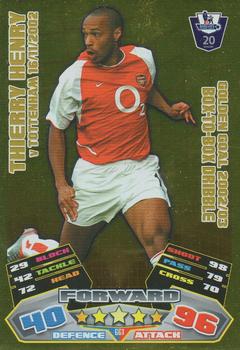 2011-12 Topps Match Attax Premier League Extra - Golden Goals #GG1 Thierry Henry Front