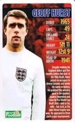 2010 Top Trumps England Daily Mirror #NNO Geoff Hurst Front
