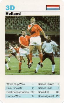 1992 Waddingtons Super Top Trumps World Cup Football #3D Holland Team Front