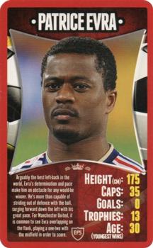 2011 Top Trumps European Football Stars #NNO Patrice Evra Front