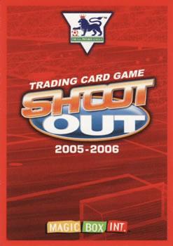 2005-06 Magic Box Int. Shoot Out #NNO Pascal Cygan Back